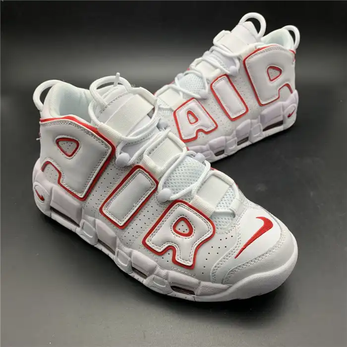 Bmlin Nike Air More Uptempo White Varsity Red Outline 415082-108 0201