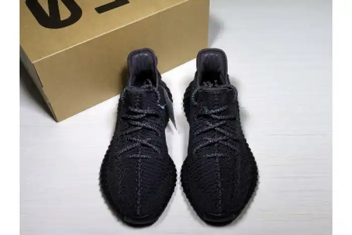 Bmlin ADIDAS MENS YEEZY BOOST 350 V2 BLACK FU9006 0203