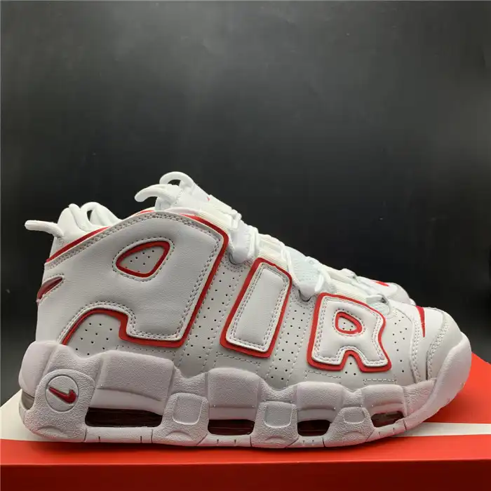 Bmlin Nike Air More Uptempo White Varsity Red Outline 415082-108 0201