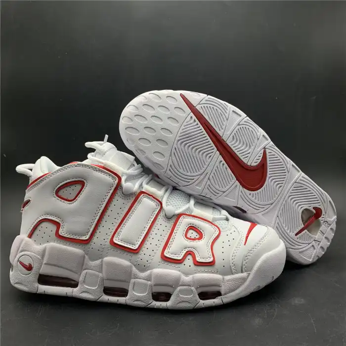 Bmlin Nike Air More Uptempo White Varsity Red Outline 415082-108 0201