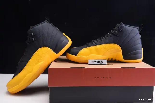 Bmlin Jordan University Gold Black Air 130690-070 12 Retro 0314