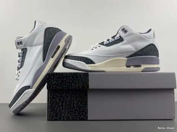 Bmlin Shoes Cement CT8532-106 Jordan 3 Grey Air 0314