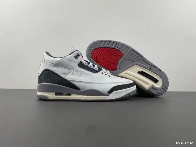 Bmlin Shoes Cement CT8532-106 Jordan 3 Grey Air 0314