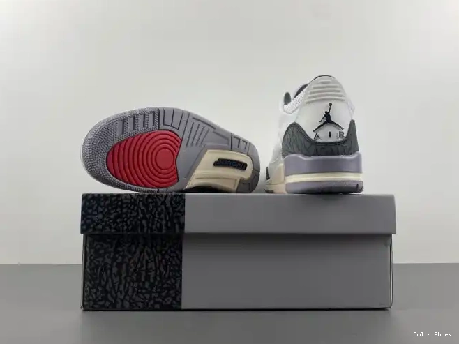 Bmlin Shoes Cement CT8532-106 Jordan 3 Grey Air 0314