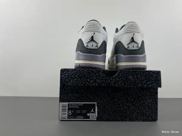 Bmlin Shoes Cement CT8532-106 Jordan 3 Grey Air 0314